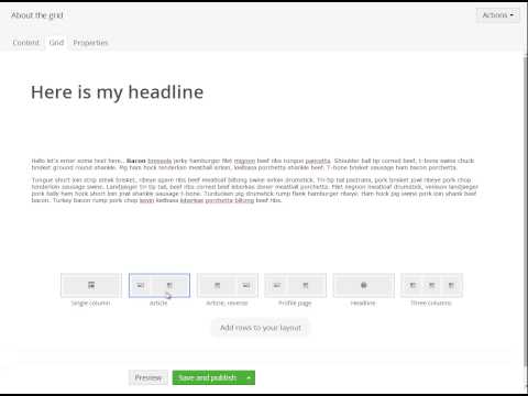Quick Umbraco 7.2 grid editor test