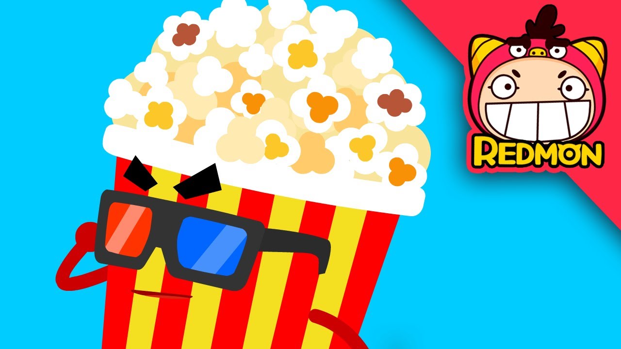 Popcorn song | Food songs | Nursery rhymes | REDMON