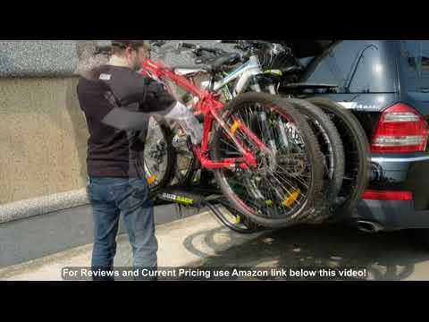 BUZZ RACK Entourage 3-Bike Platform Hitch Rack, Fat Bike Compatible with Additional Purchase of