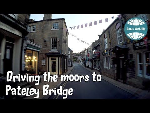 Driving across the moors to Pateley Bridge, slow tv style