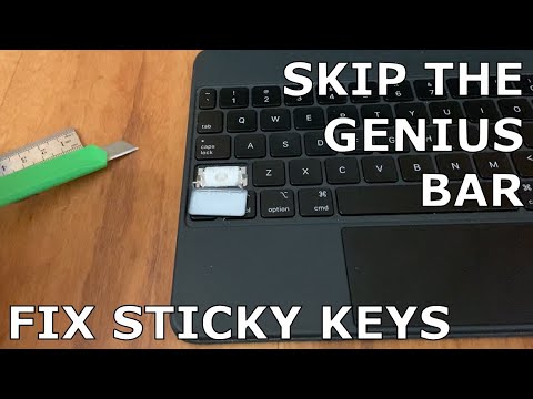 How to fix stuck keys on the iPad Pro Magic Keyboard