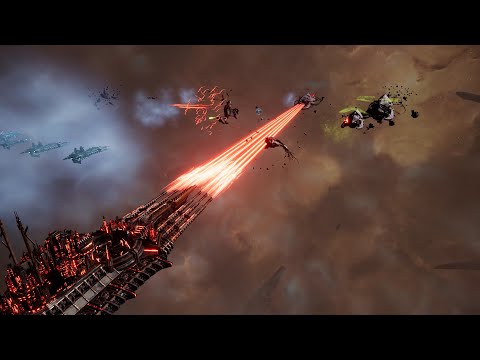 Skalgrim Mod 2021: Planet Killer - Black Legion vs Tyranids - Battlefleet Gothic Armada 2