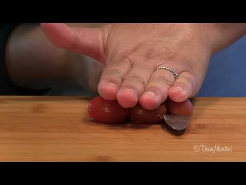How to Slice Cherry Tomatoes