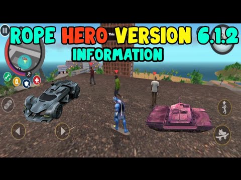 Rope Hero Vice Town New Update Version 6.1.3 | Whats a change in new Update |