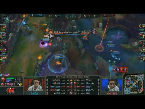 SEMIFINAL HIGHLIGHTS TEAM LIQUID vs 100 THIEVES - NA LCS 2018