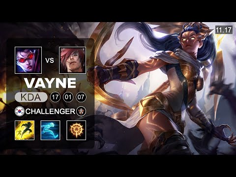 Vayne Top vs Sett - KR Challenger - Season 11 Patch 11.17