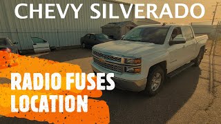 Chevrolet Silverado - RADIO FUSES LOCATION (2014-2019)