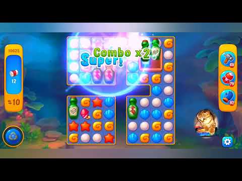 фишдом 2022 # 10625 уровень - прохождение без бустеров # Fishdom,  10625  level - no Boosters.