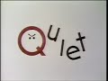 Classic Sesame Street Animation Quiet With Sound Effects 1973
