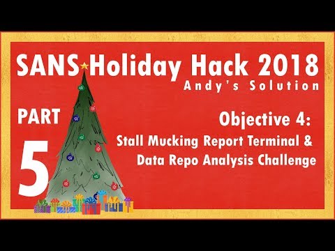 Holiday Hack 2018 - 5/11 - KringleCon Objective #4