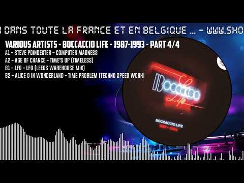 VARIOUS ARTISTS - BOCCACCIO LIFE - 1987-1993 - PART 4/4 [WHITE] (MM183-4)