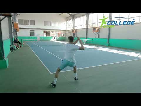 David Jovic College Tennis Recruiting video