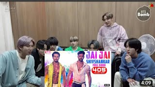 BTS Reaction to Jai Jai shiv shankar (Happy new ye