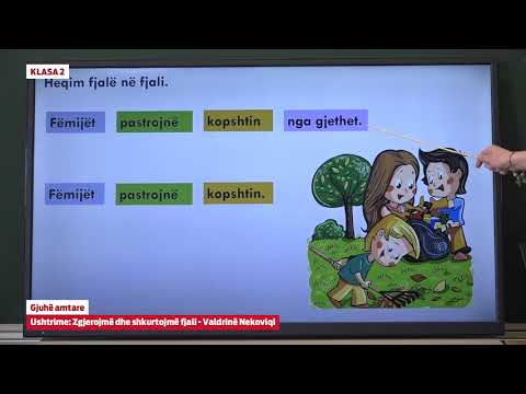 e Mesimi Klasa 2 - 2145 Gjuhë amtare - Ushtrime - Zgjerojmë dhe shkurtojmë fjali