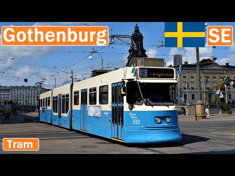 🇸🇪 GOTHENBURG TRAMS 2024 | Spårväg Göteborg【4K】