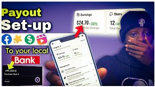 Facebook Stars ⭐ Payout Settings (Transfer Stars Money to Local Bank) Facebook Stars Monetization