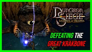 Dungeon Siege Legends of Aranna Modded Playthough Defeating The Great Krakbone