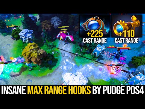 [Immortal Bracket] Aether Lens + Telescope!!! Insane Max Range Hooks By Pudge Pos4 | Pudge Official