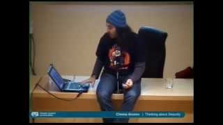 Conferencia: "Thinking about Security" de Chema Alonso