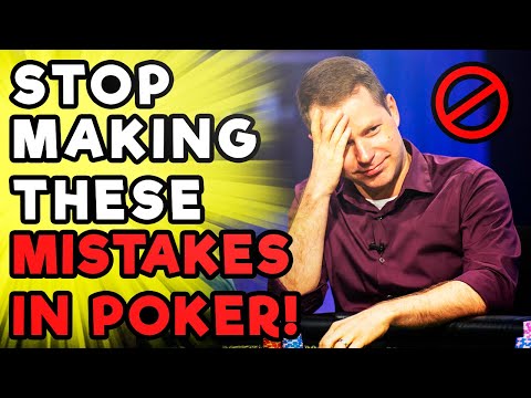 2 HUGE Postflop MISTAKES To AVOID
