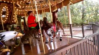 preview picture of video 'Matt's First Carousel Ride At The Jacksonville Zoo March 9, 2012 11:20 AM'