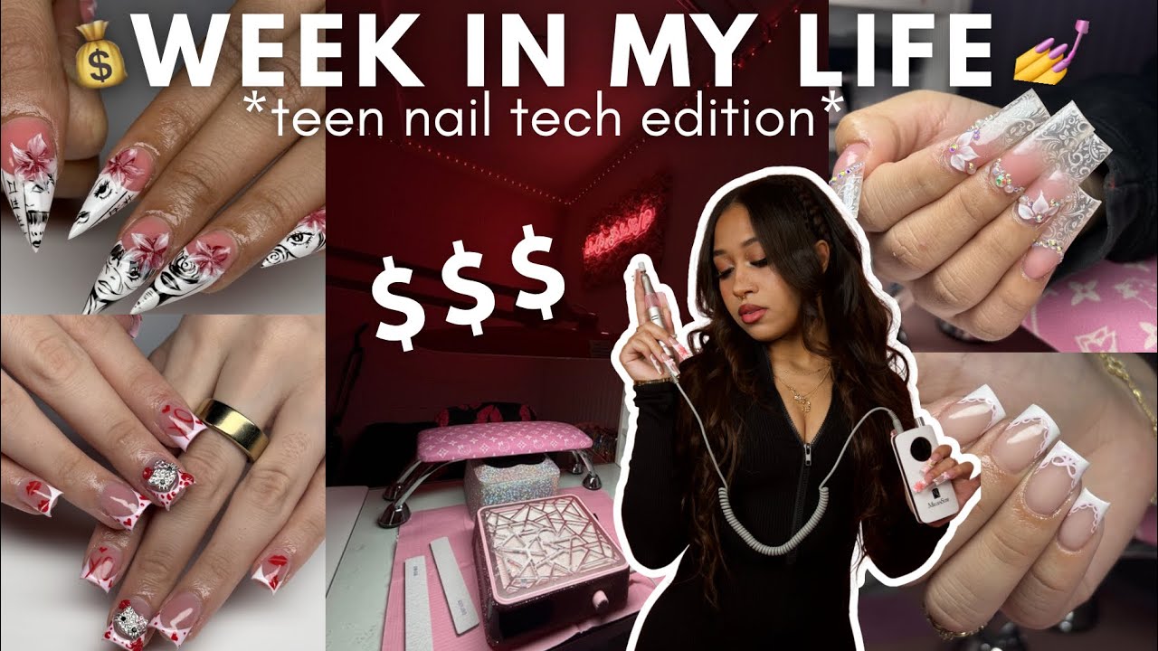 A REAL Week in My Life as a Teen Nail Tech 💅💰