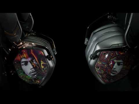 V-MODA Crossfade 2 Wireless Bluetooth Headphones Jimi Hendrix Peace, Love and Happiness Special Edition image 4