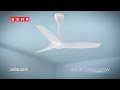 USHA Heleous 1220mm Premium BLDC Ceiling Fan with Rust Free ABS Blades and RF Remote (White)
