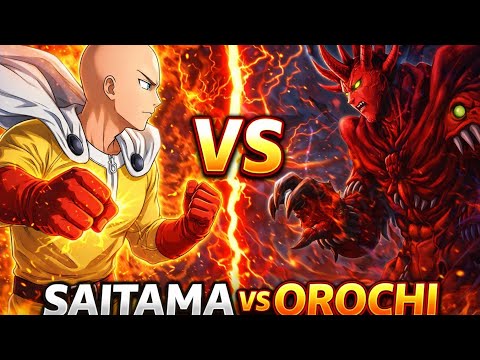 Saitama vs Monster King Orochi one punch man s 3 episode 12 #onepunchman #saitama #orochi #king 