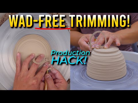 Stop Using Wads! Trim Your Bowls FAST with This Centering Hack