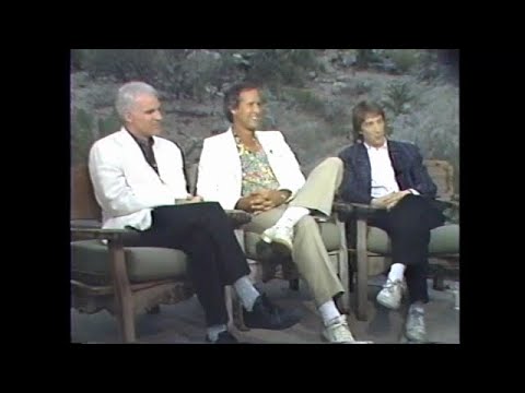 Chevy Chase, Steve Martin, and Martin Short interview for Three Amigos (1986)