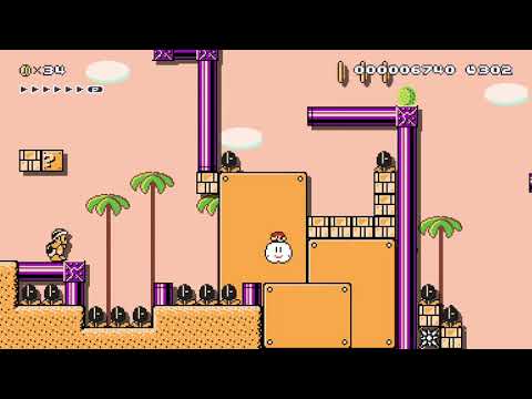 Desert Island Hill: The Movie 2 by Paris7500 - Super Mario Maker 2 - No Commentary 1ca