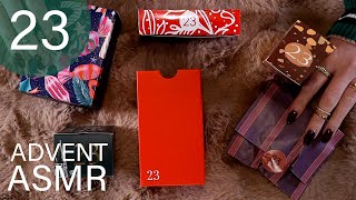 ASMR ✨🎄 Advent Day 23 ✨ 2025 (🎧 soft spoken, tapping, scratching) #advent2025 #beautyadventcalendars
