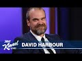 David Harbour on Stranger Things/Marvel Crossover Conspiracies, Black Widow & Vegas Pandemic Wedding