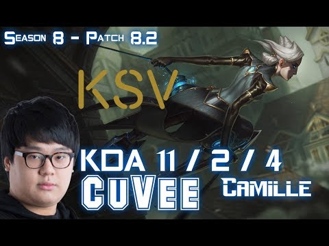 KSV CuVee CAMILLE vs FIORA Top - Patch 8.2 KR Ranked
