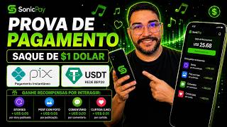 PRIMEIRO SAQUE NESSA REDE SOCIAL | SONICPAY