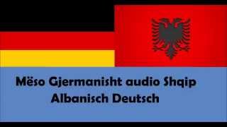 Learn German in Albanian Audio Dictionary 1-30 Albanian German 1