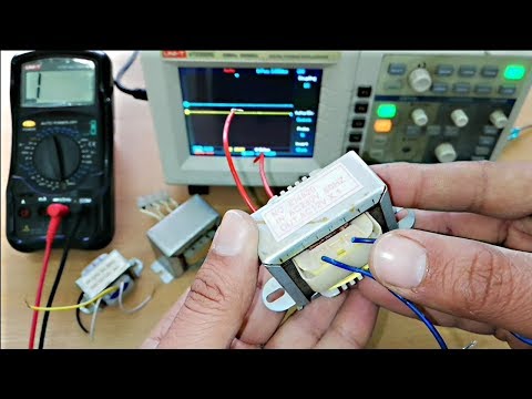 How to test a Transformer using multimeter and oscilloscope in Urdu/Hindi