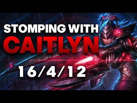 How to Dominate Games with Caitlyn - Vapora Dark Caitlyn Gameplay | League of Legends