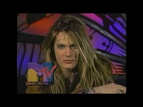 Skid Row Sebastian Bach - MTV Bumper 1990.03.24 (Headbangers Ball Full HD Remastered Video Clip)
