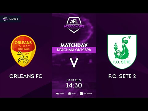 AFL22. France. Ligue 3. Day 4. Orleans FC - F.C. Sete-2