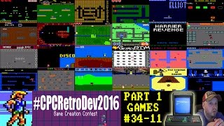 [AMSTRAD CPC] CPC Retrodev 2016 Game Creation Contest! Part 1 : Games #34-11