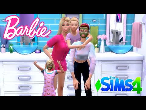 Sims Barbie Night Routine Sleep Over Dreamhouse Adventures -  Titi Plus
