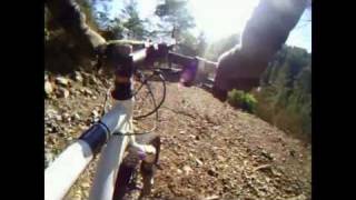 preview picture of video 'Cycling in Forests, Along Rivers & Old Mine Roads, with www.fethiyebisiklet.net'