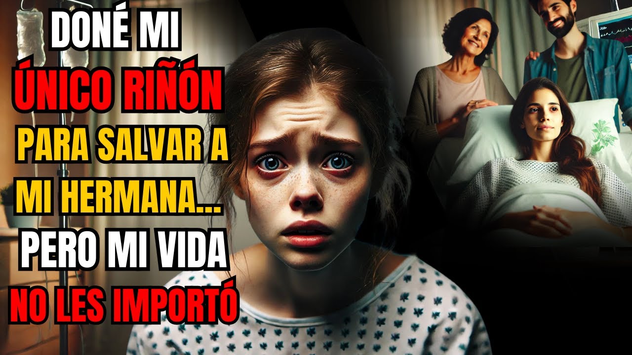 Mi hermana gemela, que es muy querida en la familia, fue diagnosticada con insuficiencia renal y...