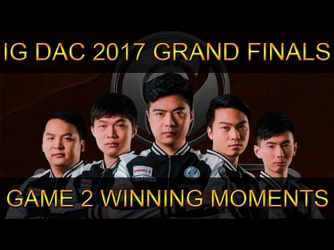 IG Grand Finals Winning Moments vs OG Game 2 DAC Highlights 1080p HD
