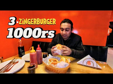 Handmade Deep Cheese Sauce! Deep Cheese Double Burger - zinger burger