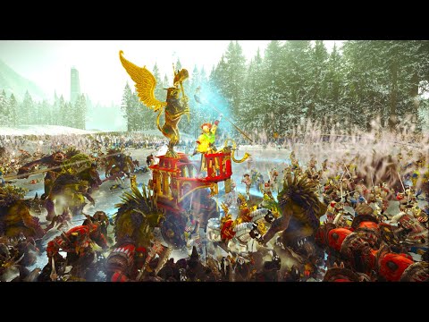 Total War WARHAMMER 2 - THE EMPIRE VS GREENSKINS  | ULTIMATE FIREPOWER OUTPUT | FIRE SUPPORT |4K