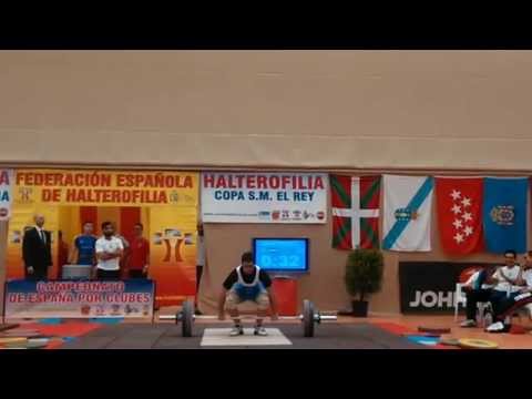Enrique Ortega. Dos tiempos 117Kg copa del rey 2014