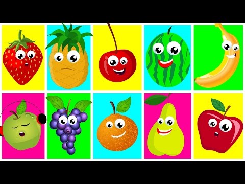 Ten In The Bed | Fruits Nursery Rhymes For Kids | Learn Fruits Songs For Toddler | kids  tv Video